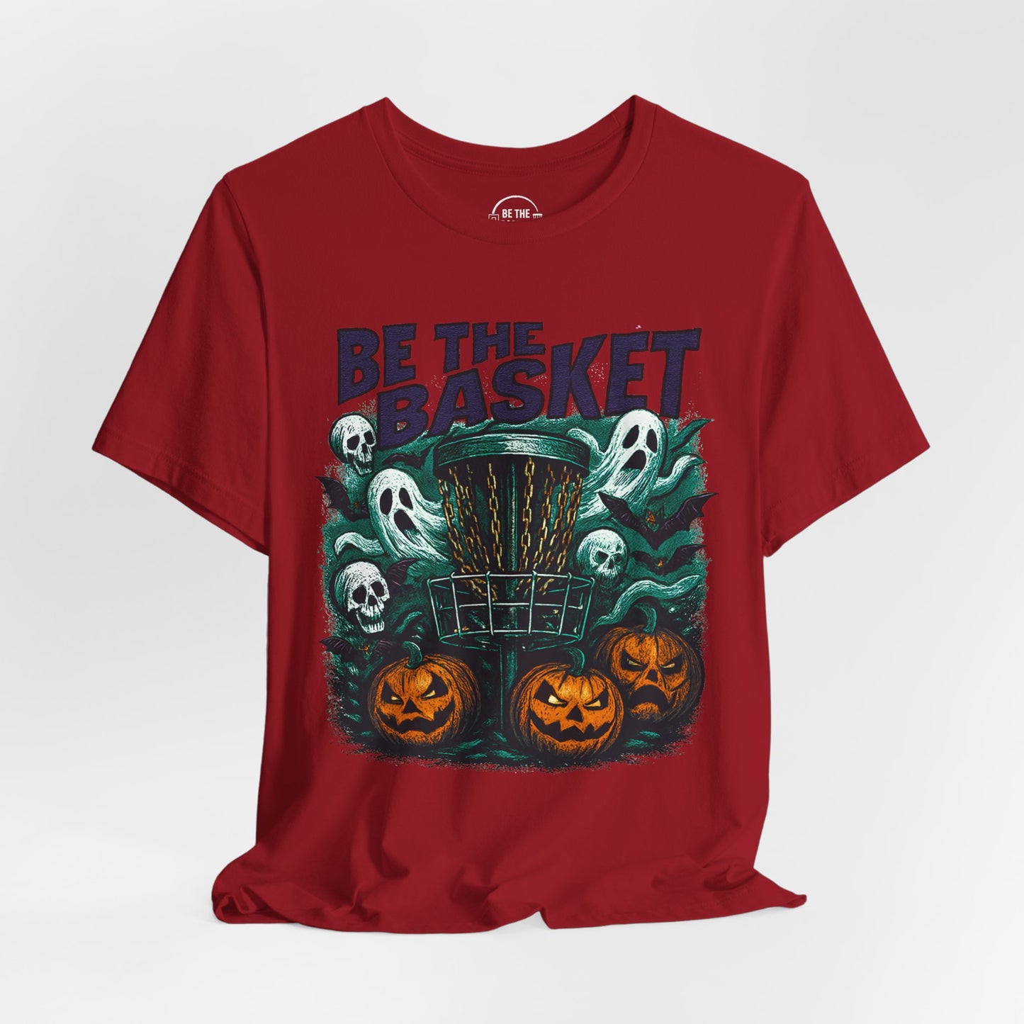 BE THE BASKET Disc Golf Halloween Design 18, Disc Golf Unisex T-Shirt