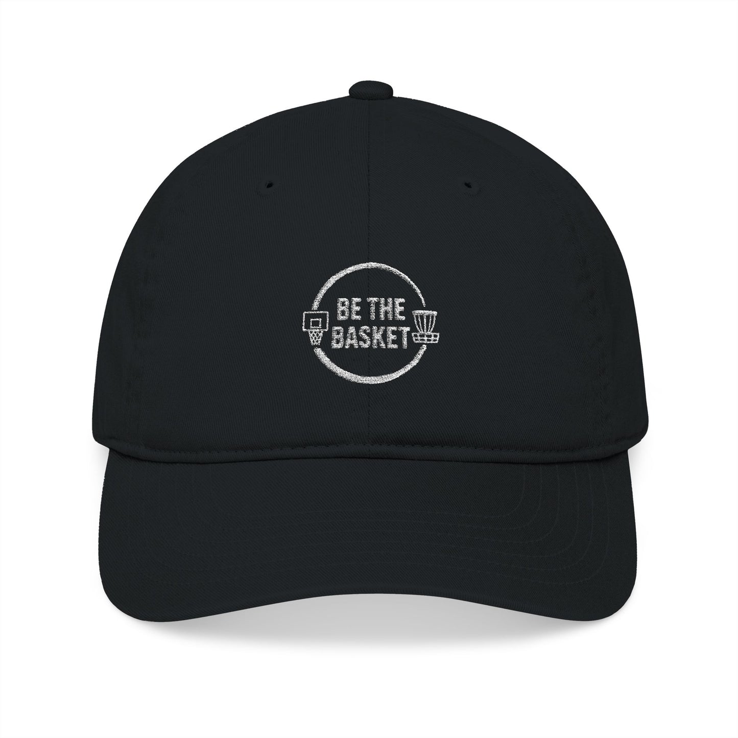 BE THE BASKET Logo Organic Embroidered "Off The Grid" Baseball Cap