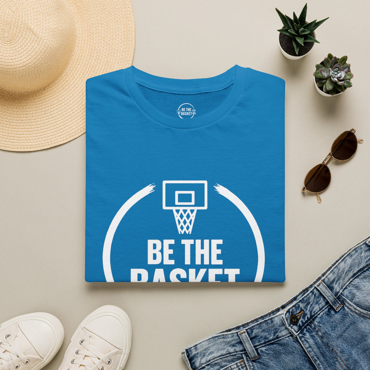 BE THE BASKET - Basketball Logo  - Gildan Unisex T-shirt