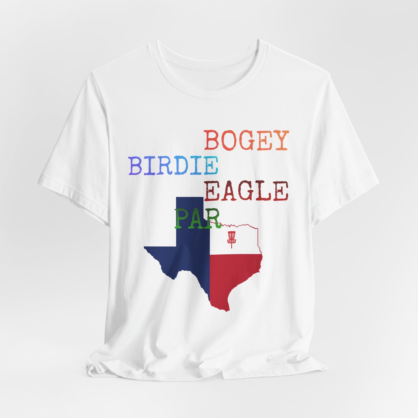 Bogey Birdie Eagle Par Disc Golf T-Shirt, Unisex Disc Golf Shirt