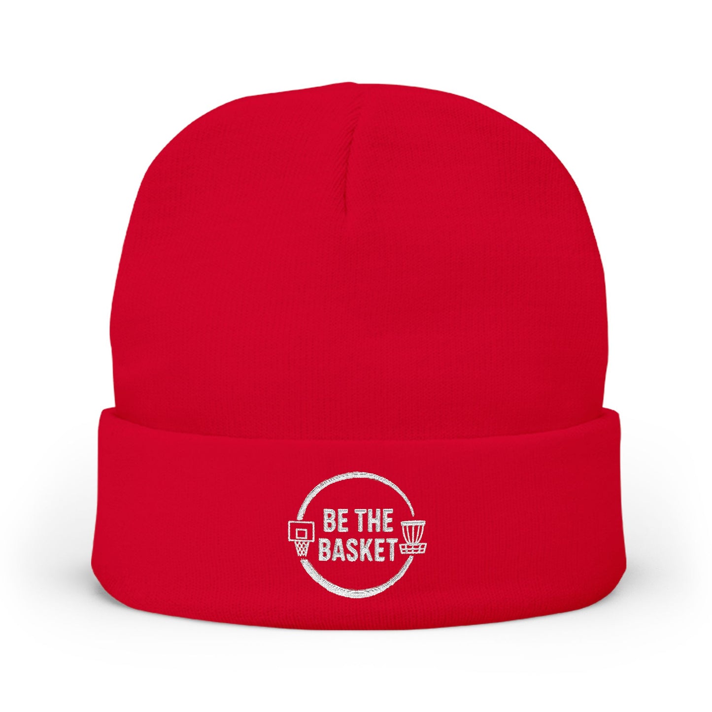 BE THE BASKET Logo Embroidered Knit Beanie