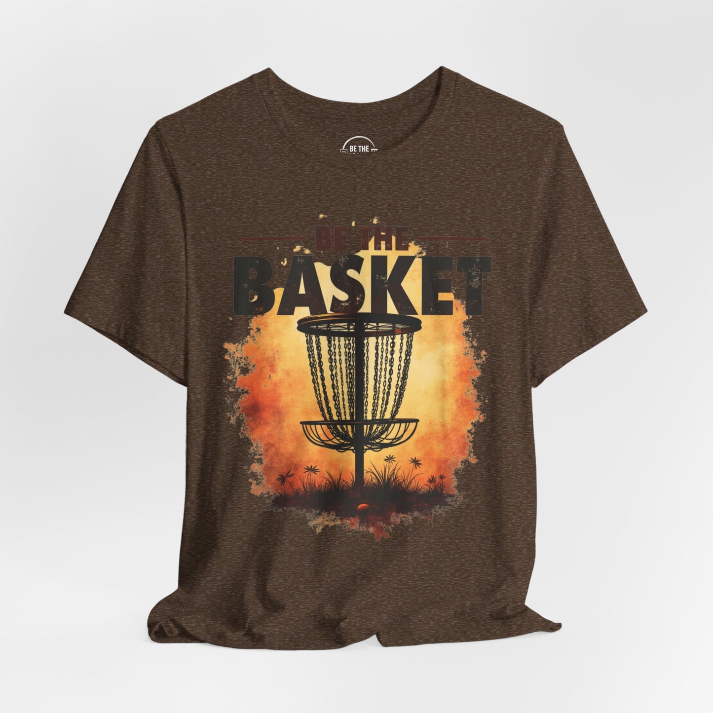 BE THE BASKET Disc Golf Basket Fall Colors, Disc Golf Unisex T-Shirt
