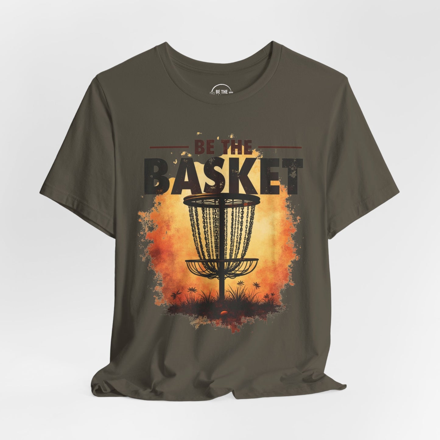 BE THE BASKET Disc Golf Basket Fall Colors, Disc Golf Unisex T-Shirt