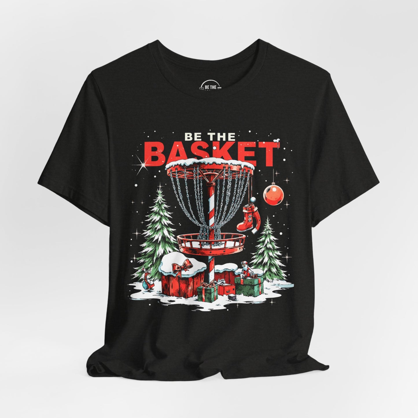 BE THE BASKET Disc Golf Christmas 10 - Disc Golf Unisex T-Shirt