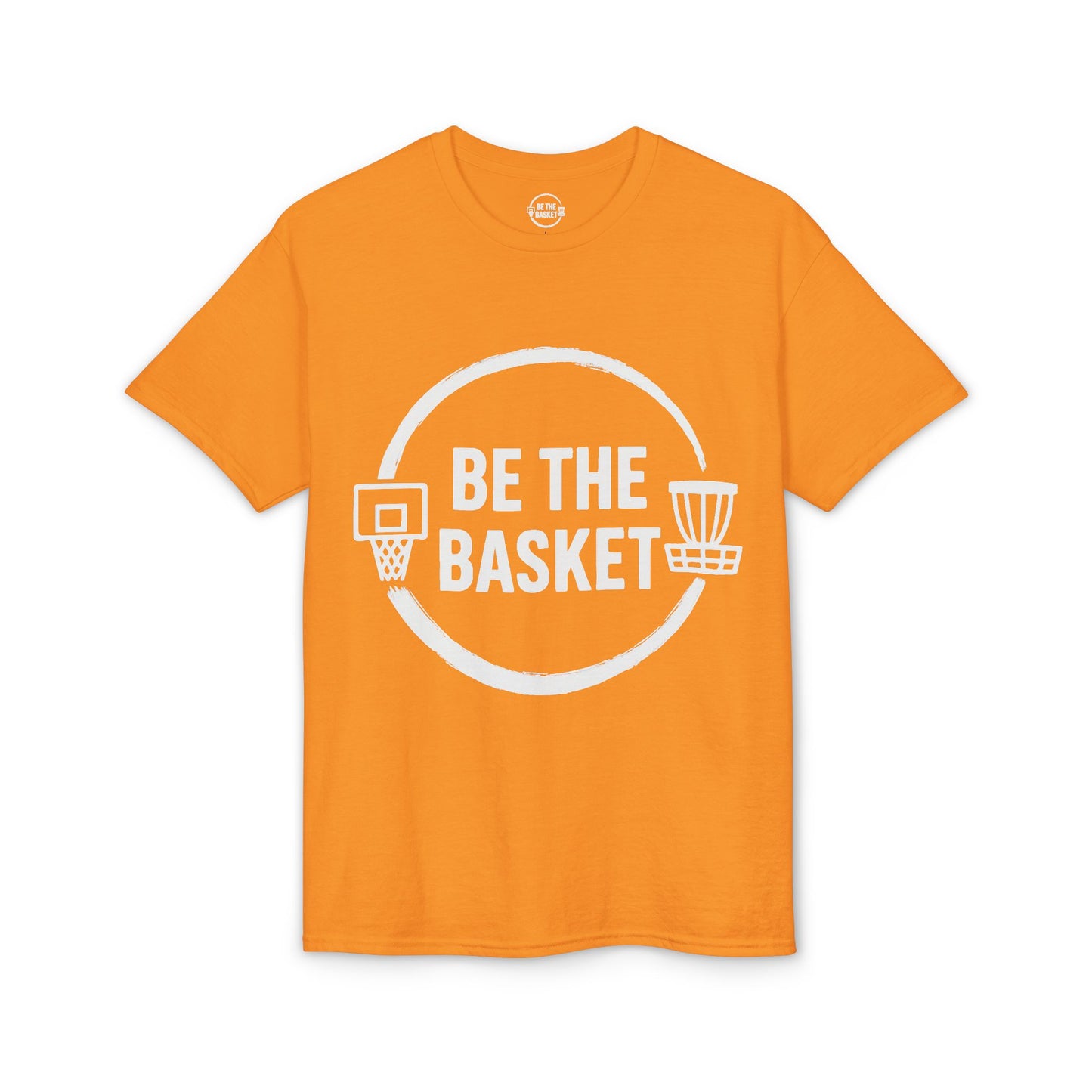 BE THE BASKET White Logo Gear - Dry Blend T-shirt