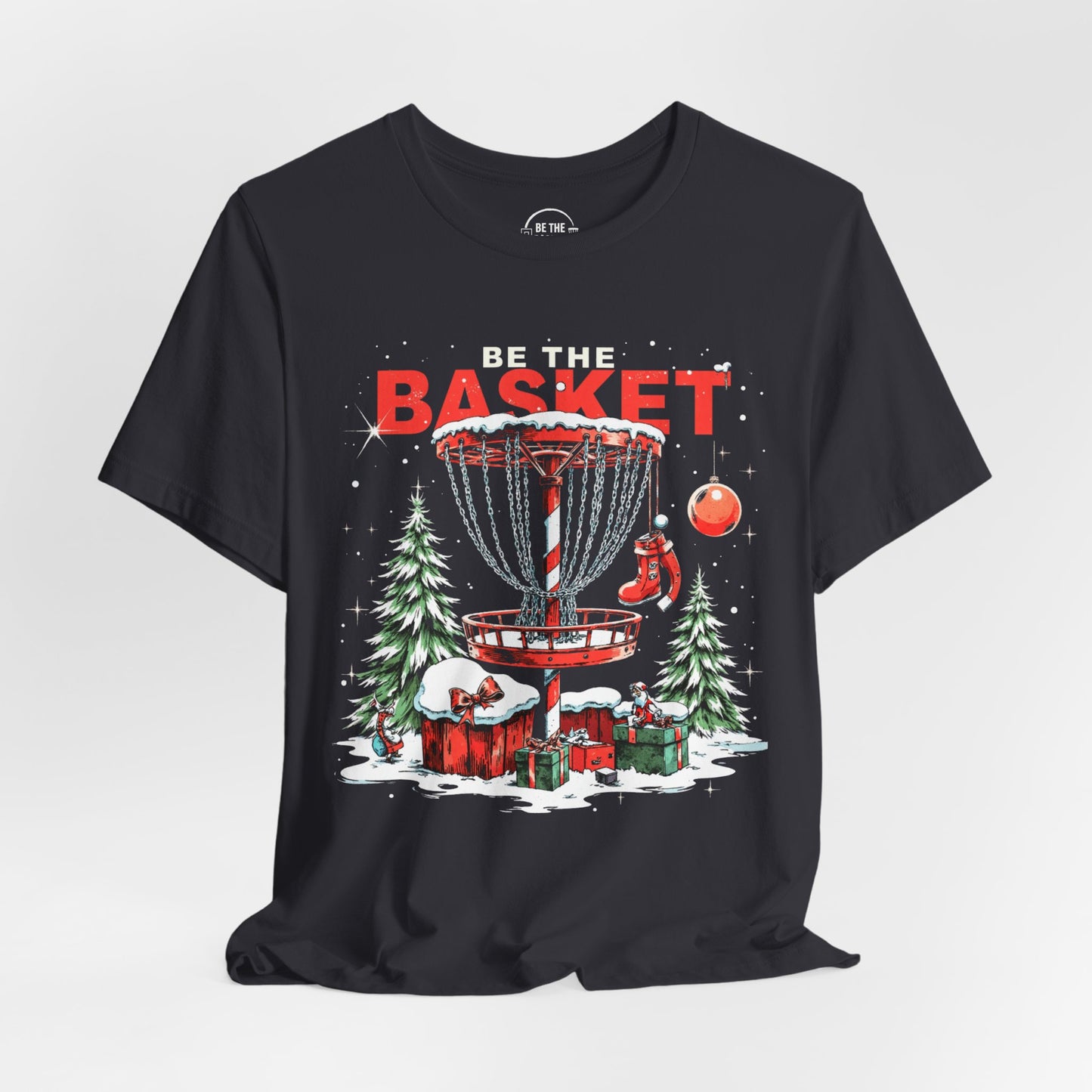 BE THE BASKET Disc Golf Christmas 10 - Disc Golf Unisex T-Shirt