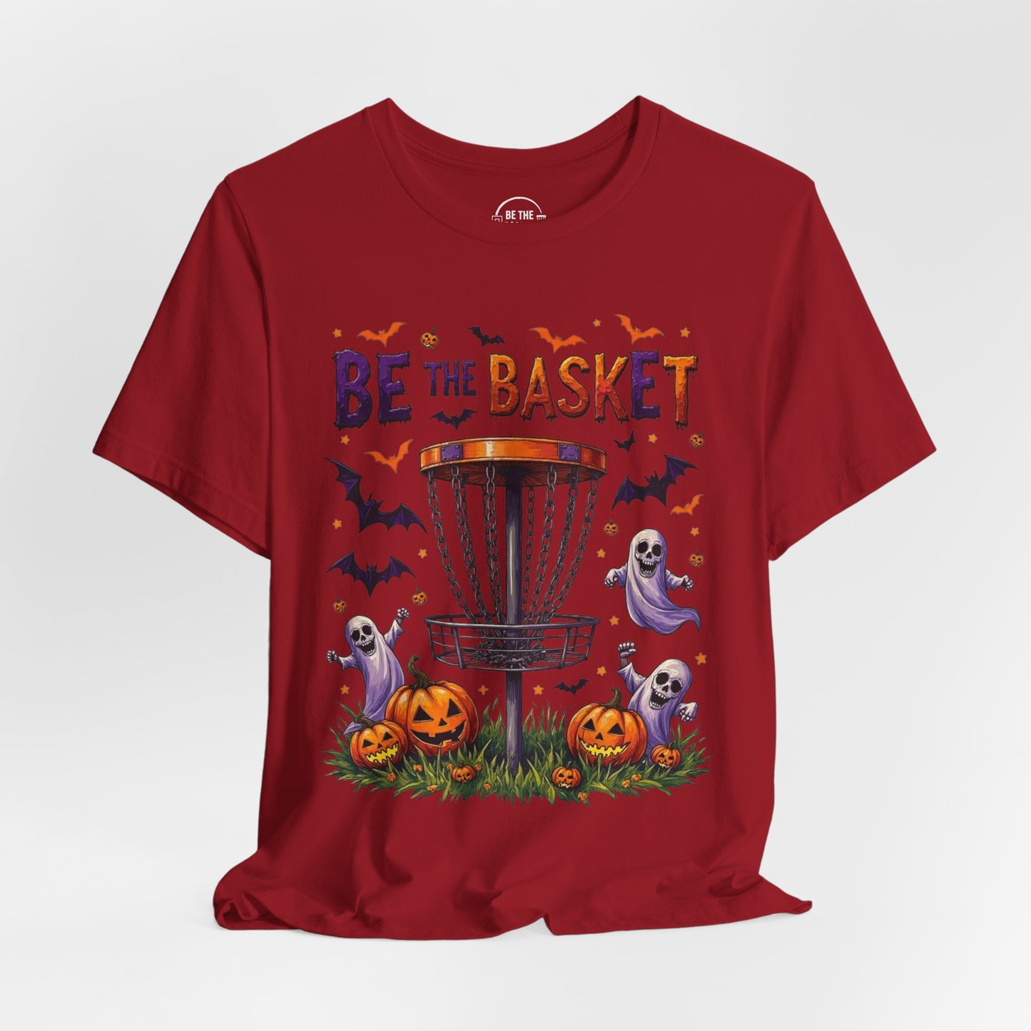 BE THE BASKET Disc Golf Halloween Design 14, Disc Golf Unisex T-Shirt