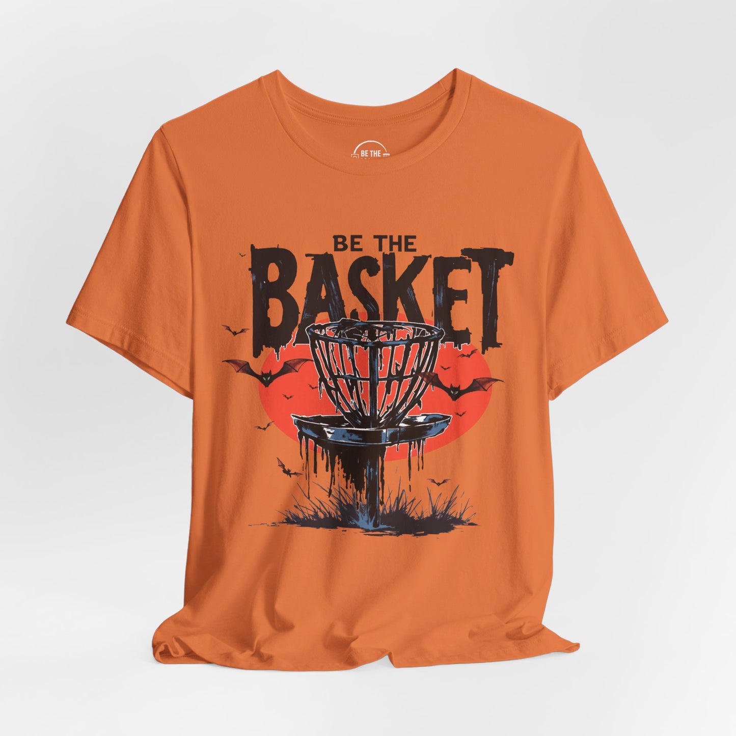 BE THE BASKET Disc Golf Halloween Design 16, Disc Golf Unisex T-Shirt