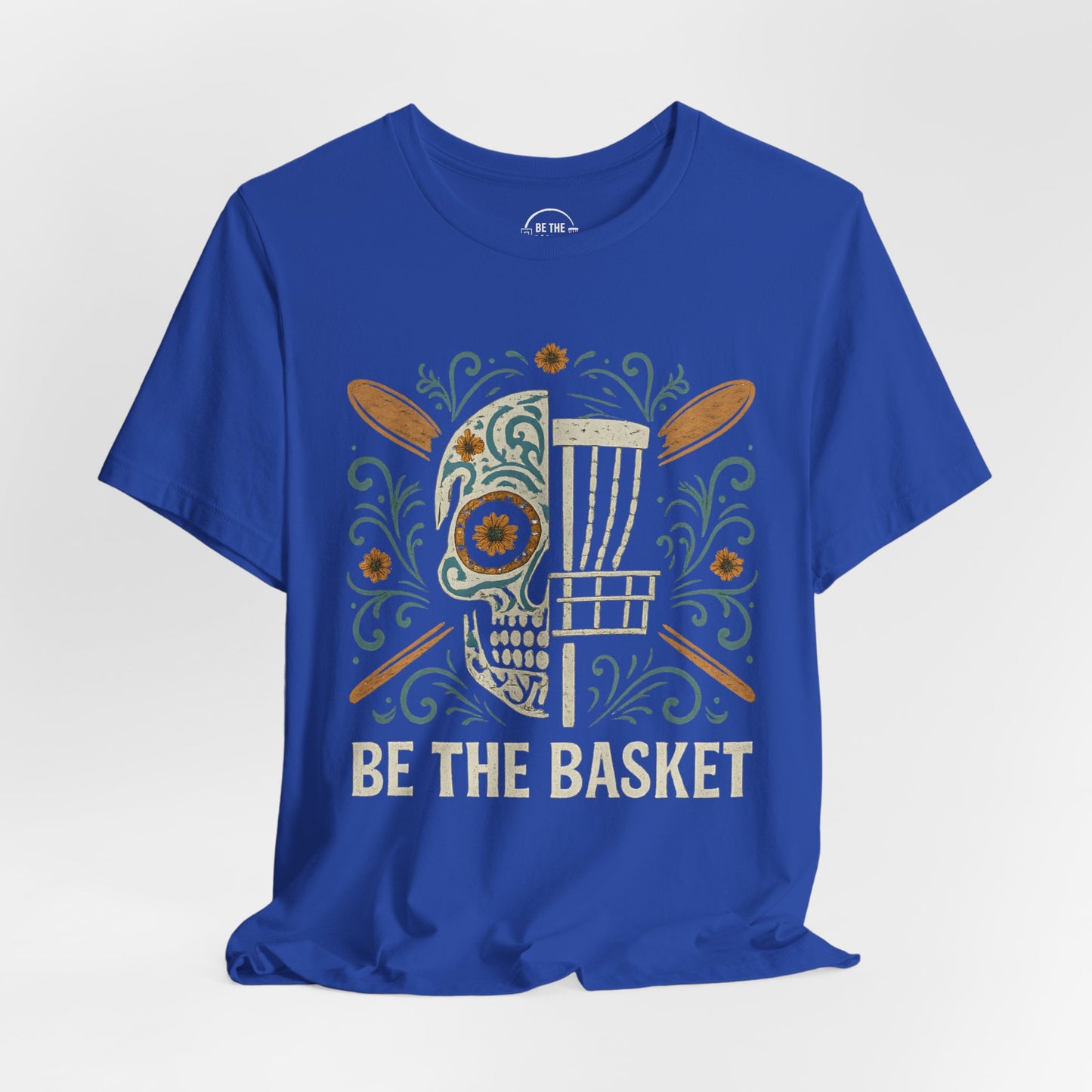 BE THE BASKET Disc Golf Halloween Design 28, Disc Golf Unisex T-Shirt