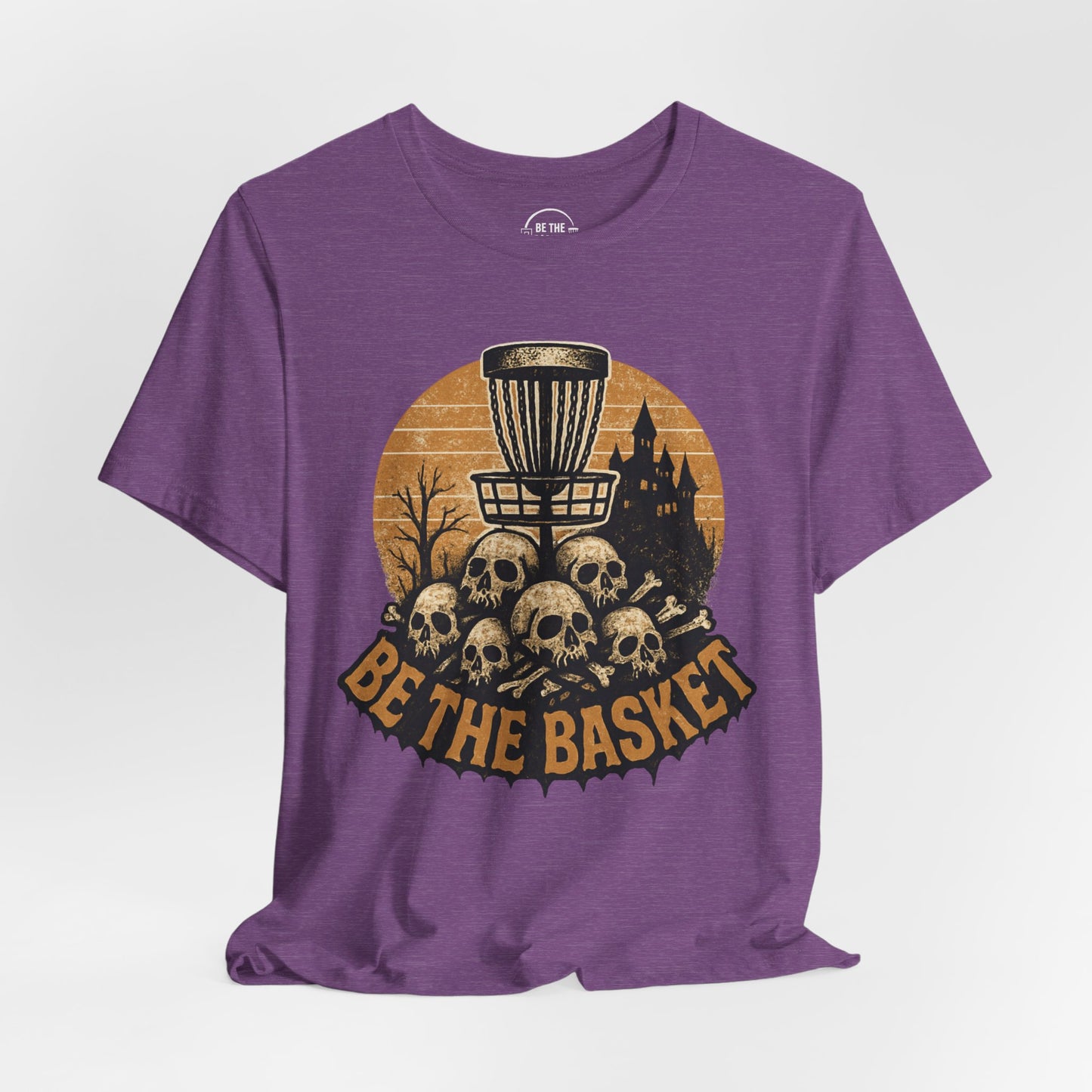 BE THE BASKET Disc Golf Halloween Design 9, Disc Golf Unisex T-Shirt