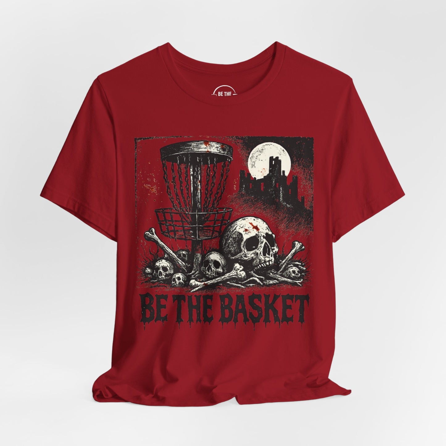 BE THE BASKET Disc Golf Halloween Design 6, Disc Golf Unisex T-Shirt