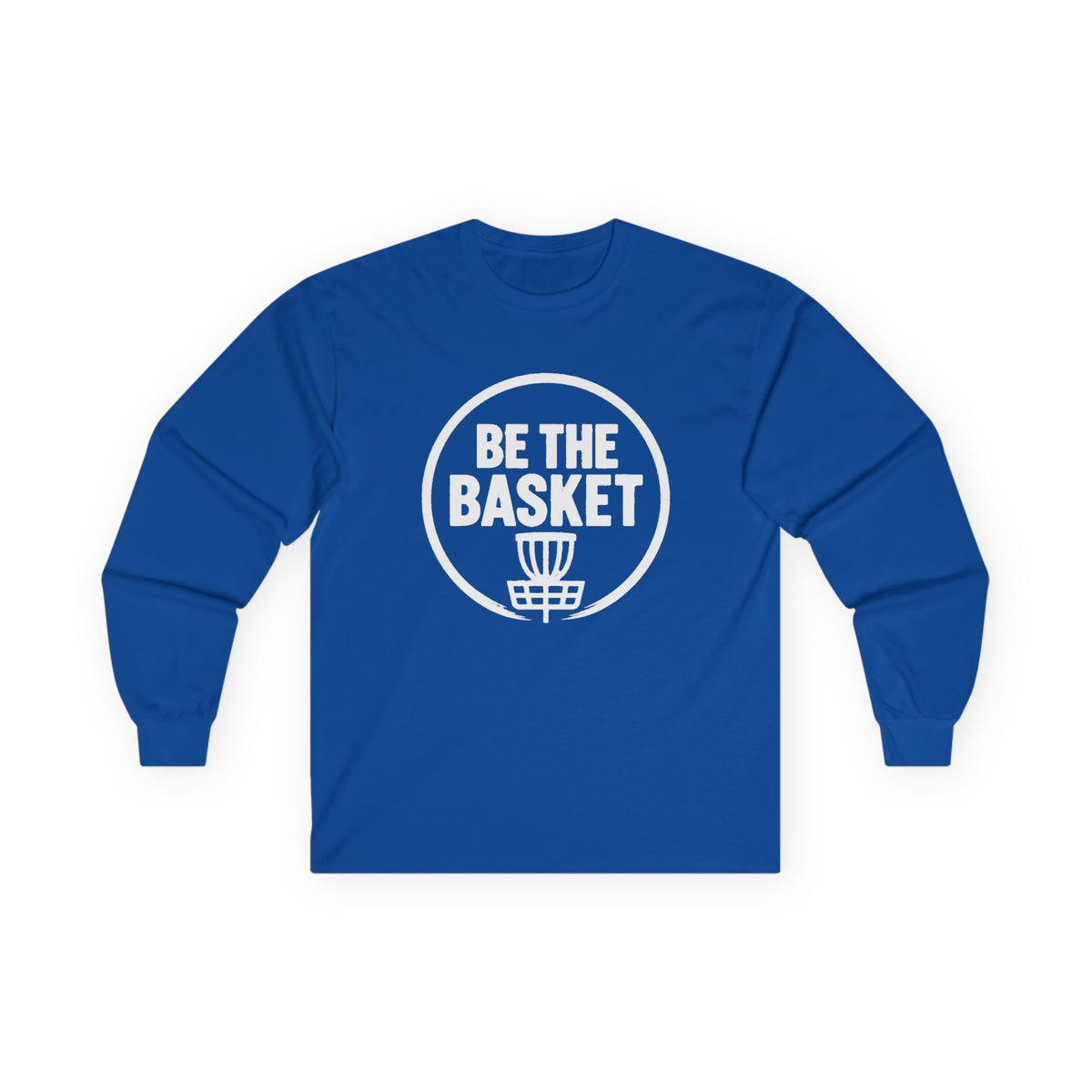 BE THE BASKET Disc Golf Logo Long Sleeve Shirt