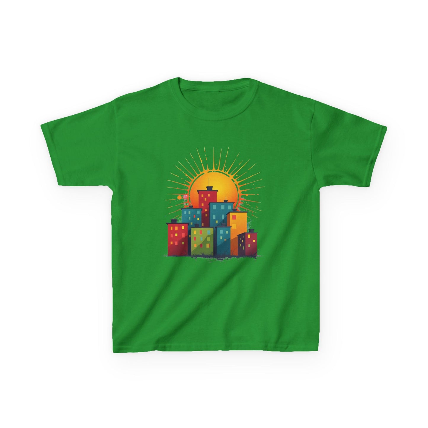 Kid's Sunny City Design, Unisex AwesomeT-Shirt