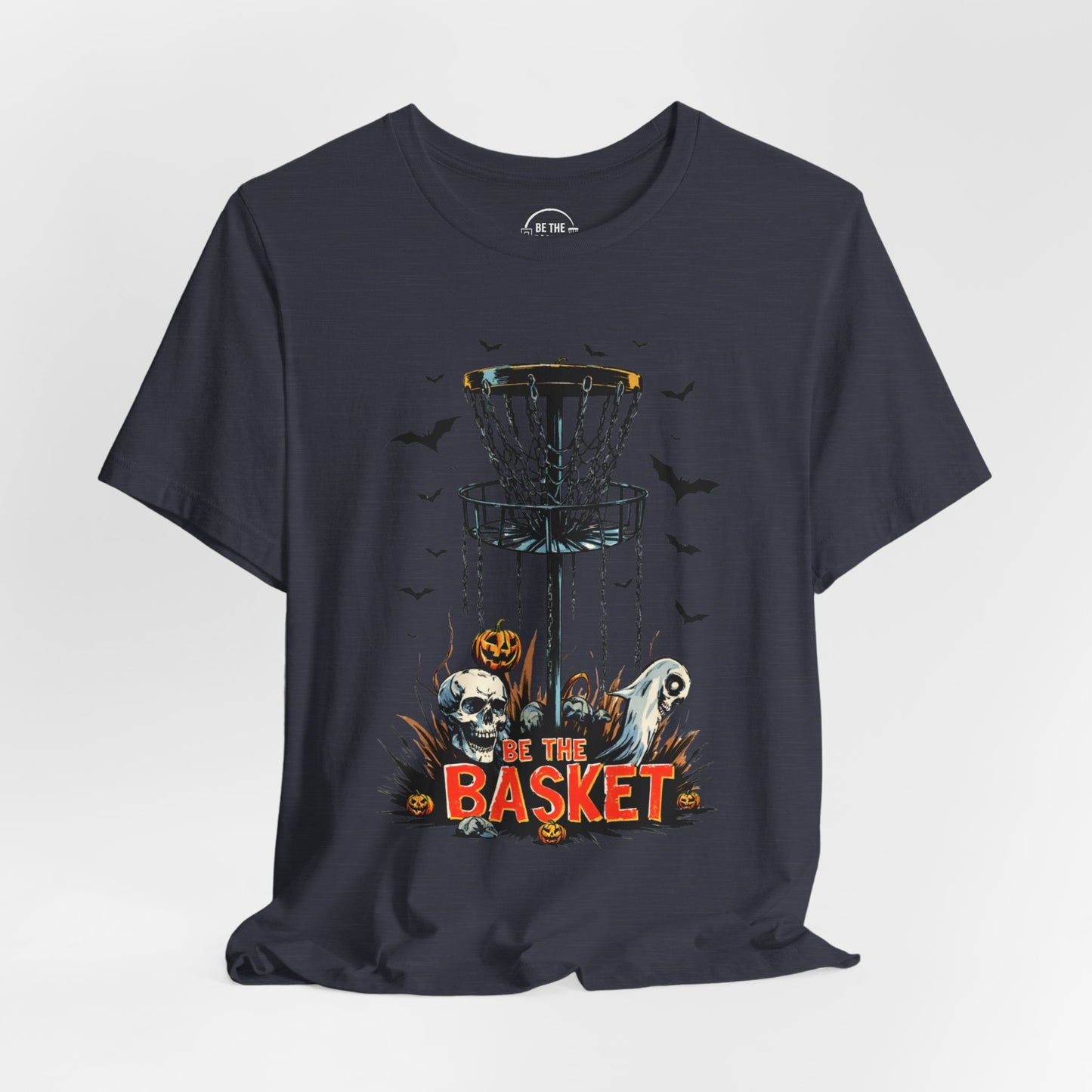 BE THE BASKET Disc Golf Halloween Design 12, Disc Golf Unisex T-Shirt