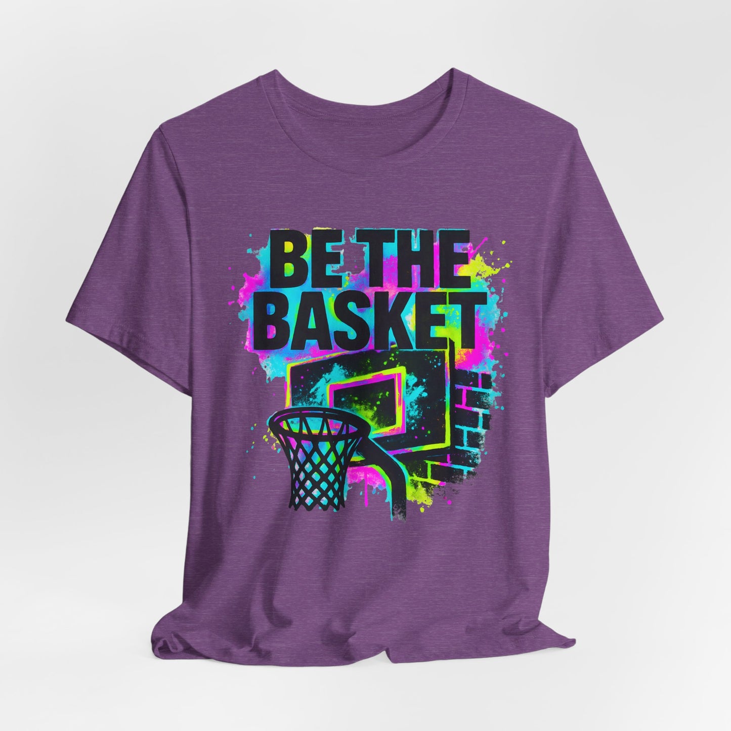 BE THE BASKET Basketball Goal Colorful 5, Unisex T-Shirt, Disc Golf Shirt