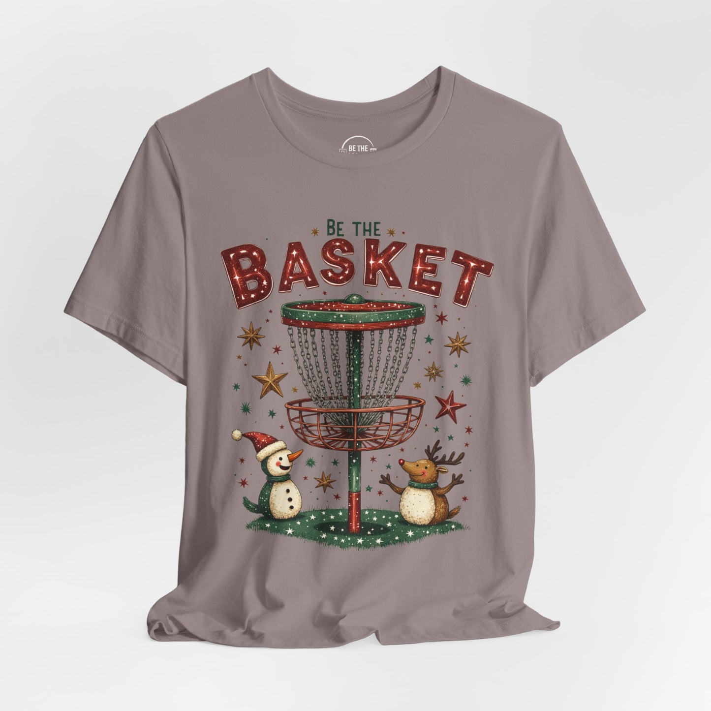 BE THE BASKET Disc Golf Christmas 9 - Disc Golf Unisex T-Shirt