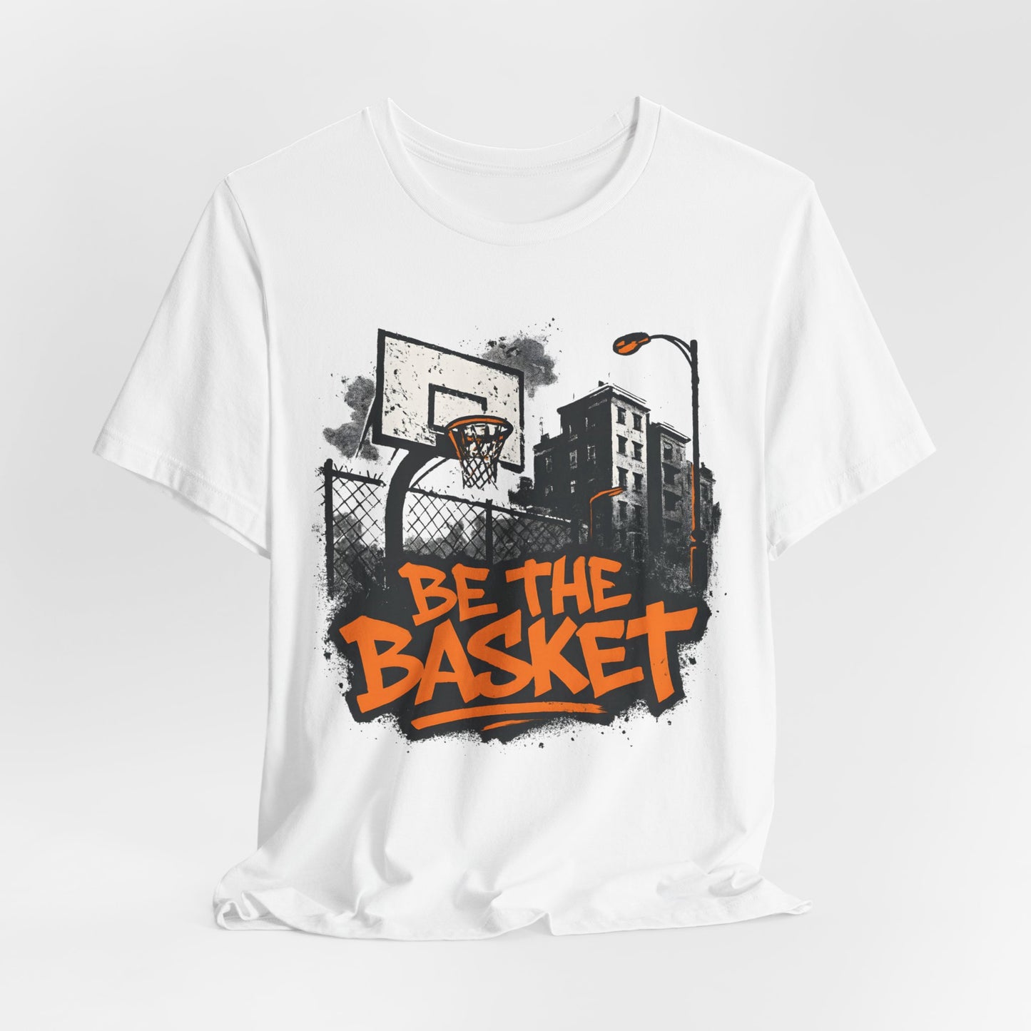 BE THE BASKET Basketball City Graffiti 3, Unisex T-Shirt, Disc Golf Shirt