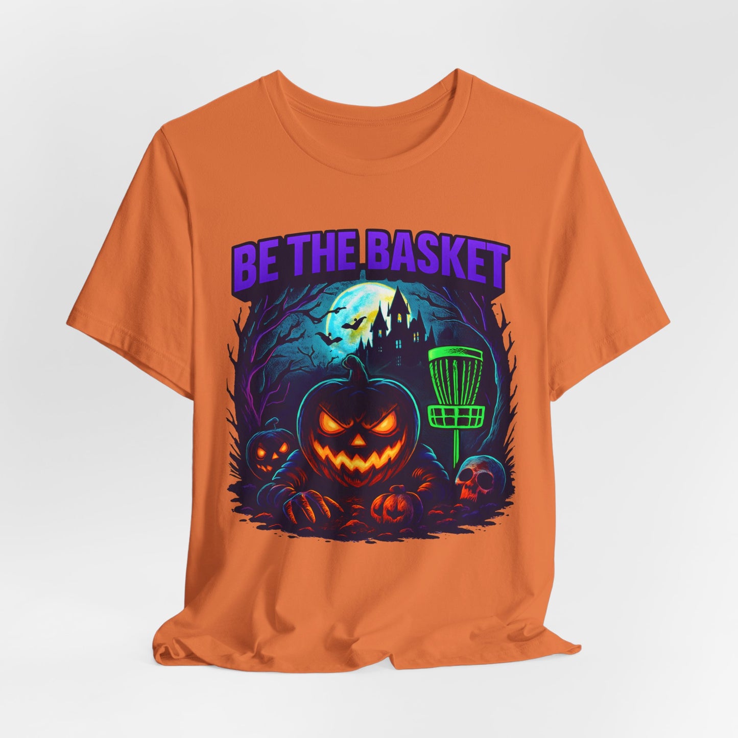 BE THE BASKET Disc Golf Halloween 4, Disc Golf Unisex T-Shirt