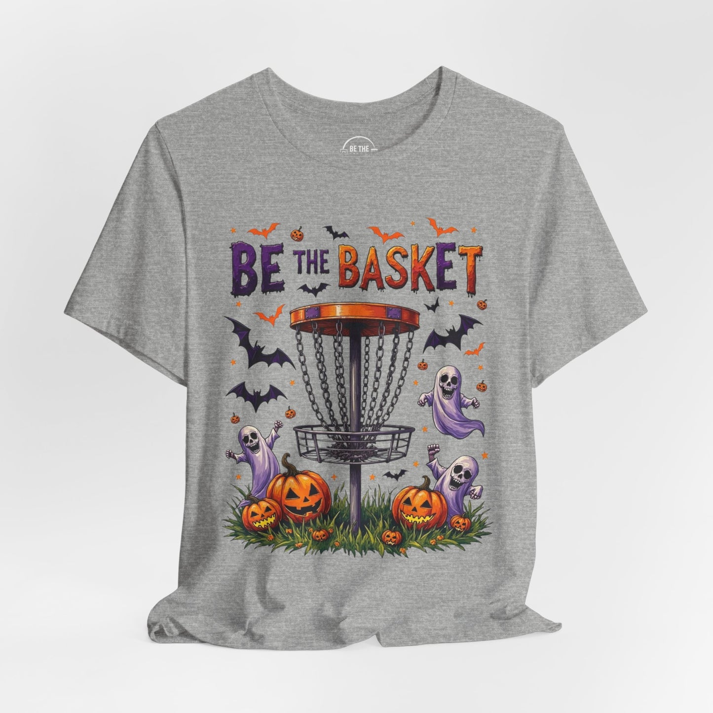 BE THE BASKET Disc Golf Halloween Design 14, Disc Golf Unisex T-Shirt