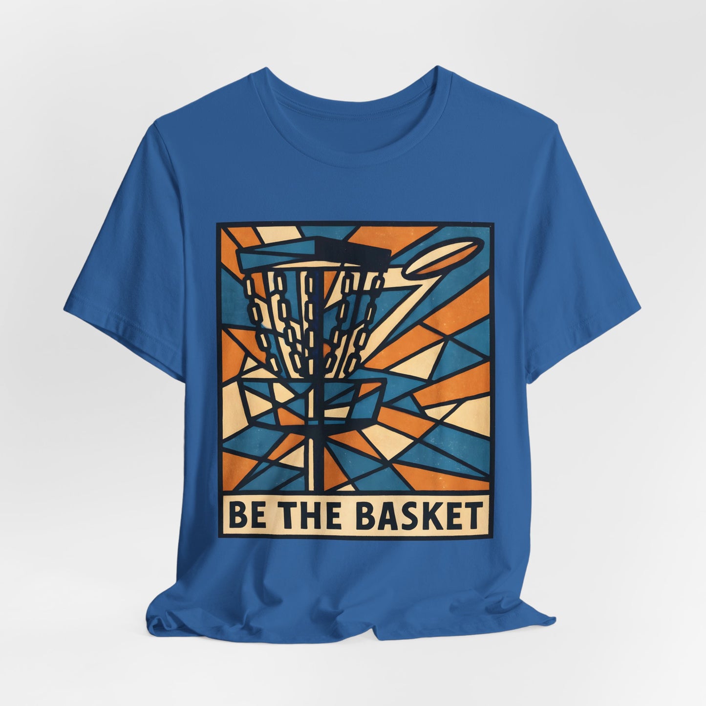 BE THE BASKET Disc Golf Basket Abstract 7, Unisex T-Shirt
