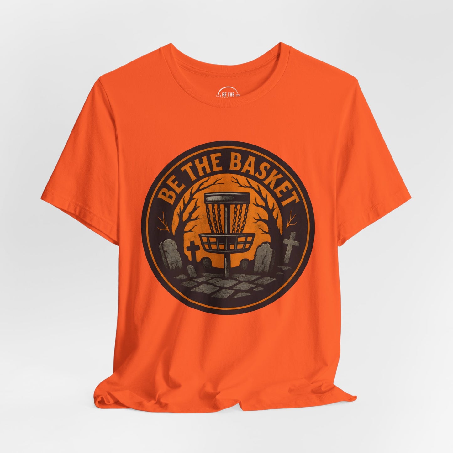 BE THE BASKET Disc Golf Halloween Design 10, Disc Golf Unisex T-Shirt