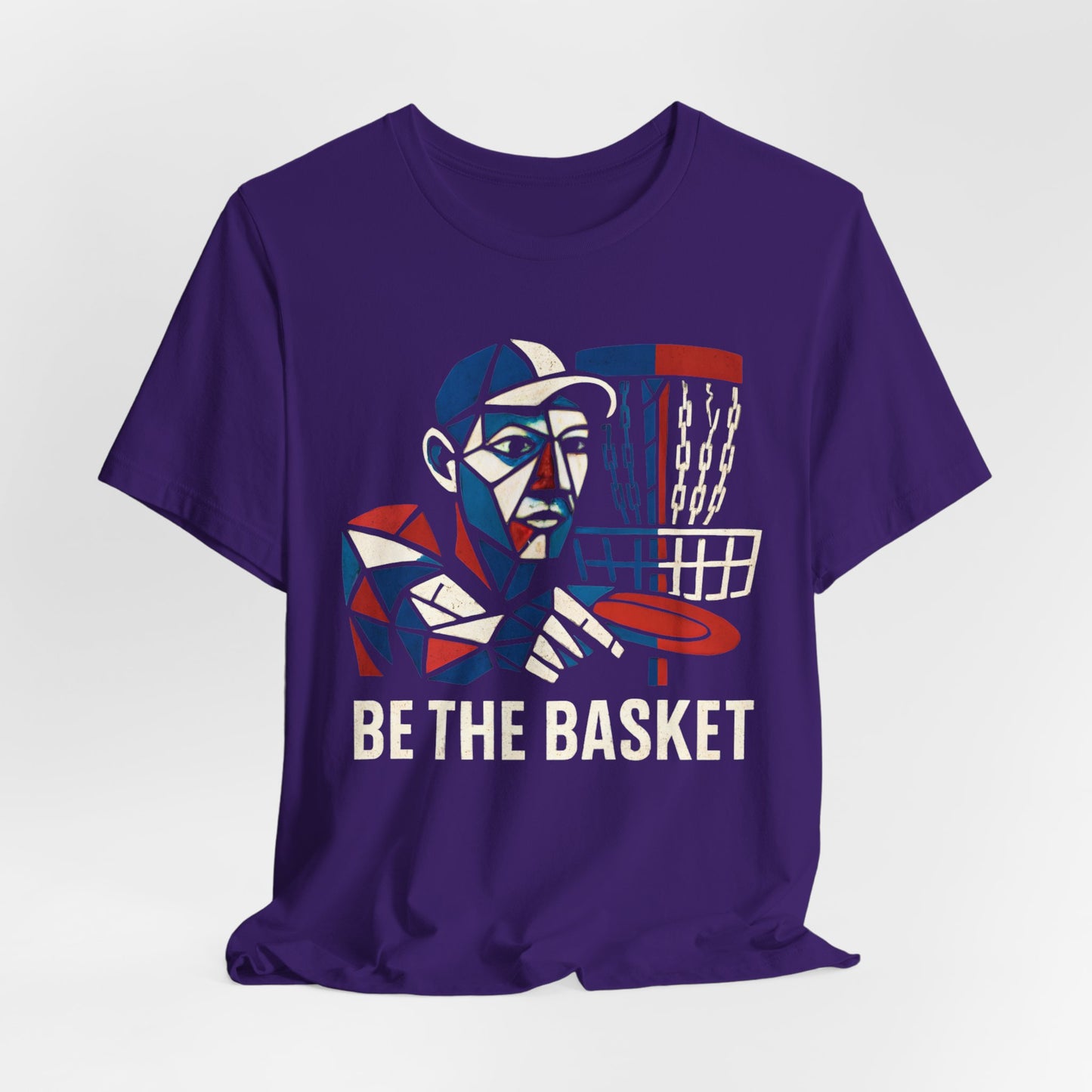 BE THE BASKET Disc Golf Picasso 1, Unisex T-Shirt, Disc Golf Shirt