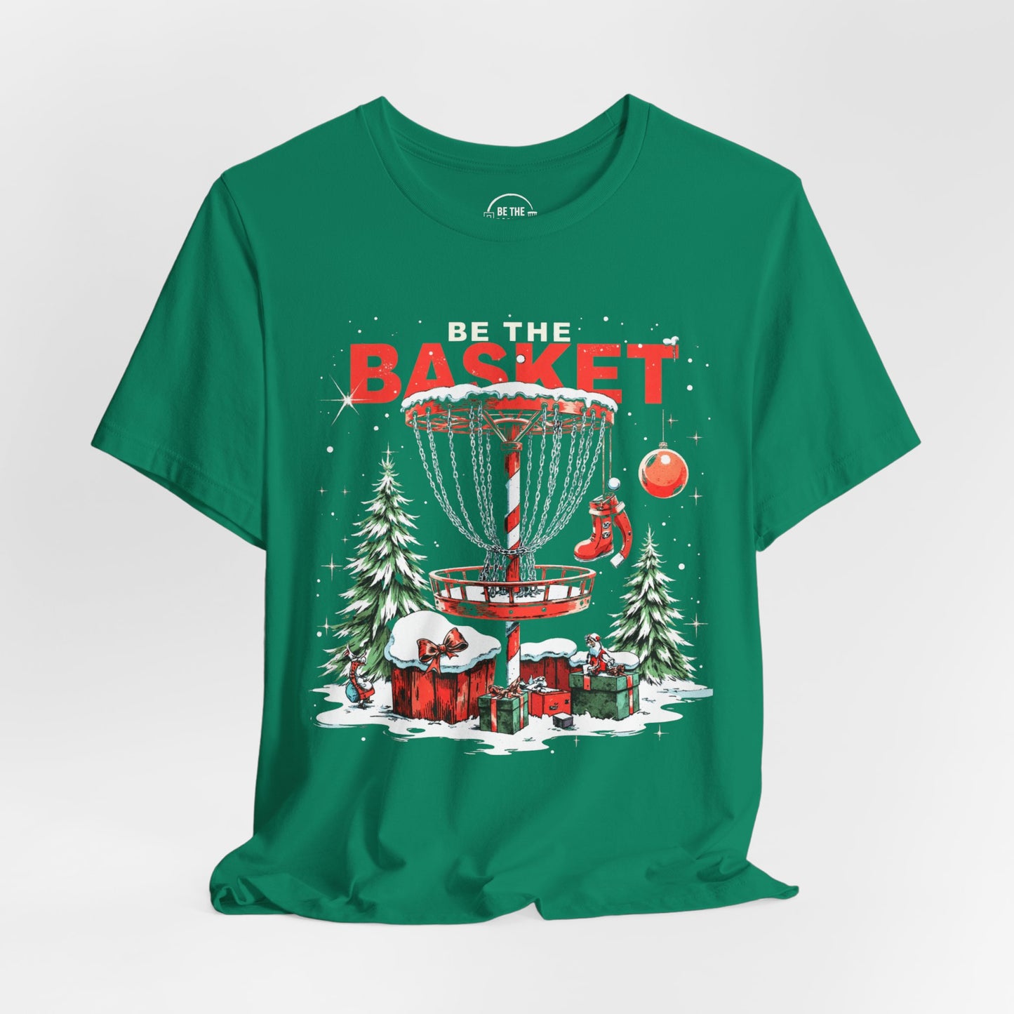 BE THE BASKET Disc Golf Christmas 10 - Disc Golf Unisex T-Shirt