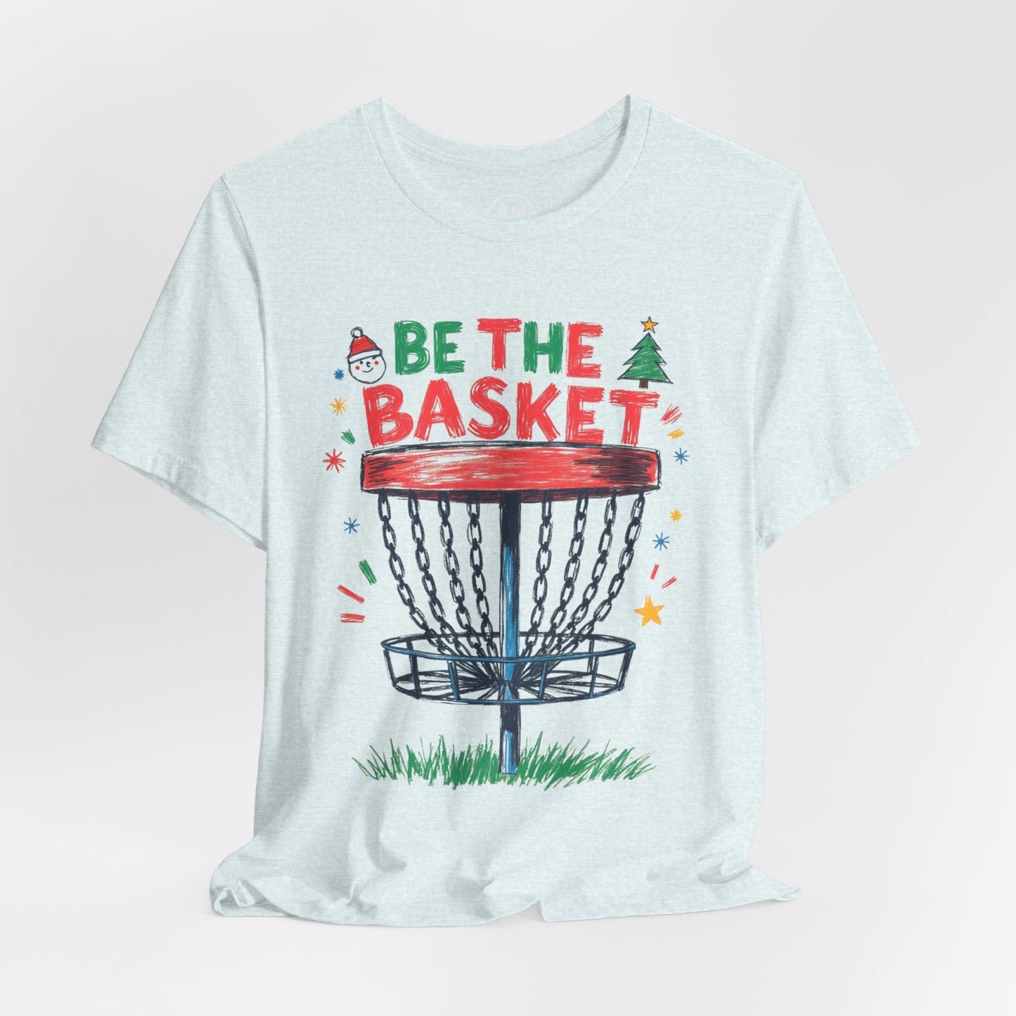 BE THE BASKET Disc Golf Christmas 14 - Disc Golf Unisex T-Shirt