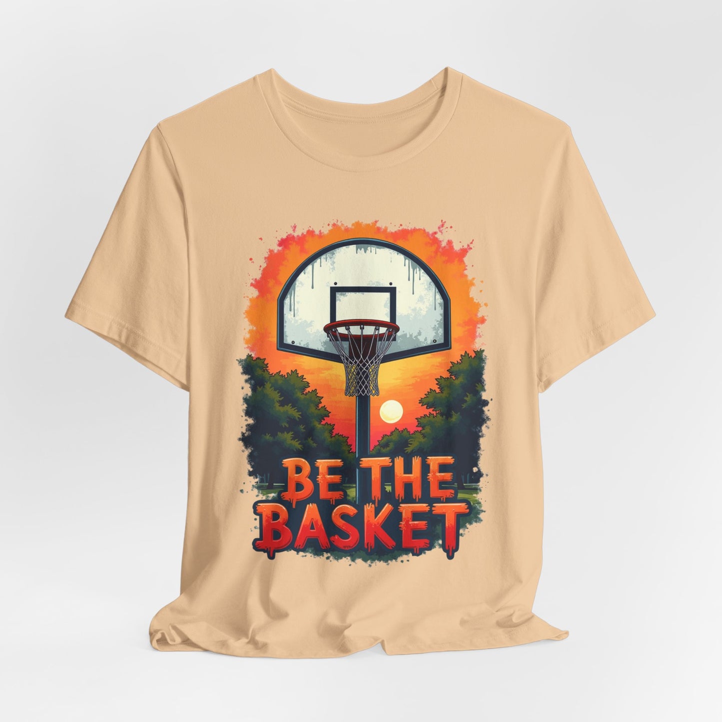 BE THE BASKET Basketball Outdoor 3 Orange Unisex T-Shirt