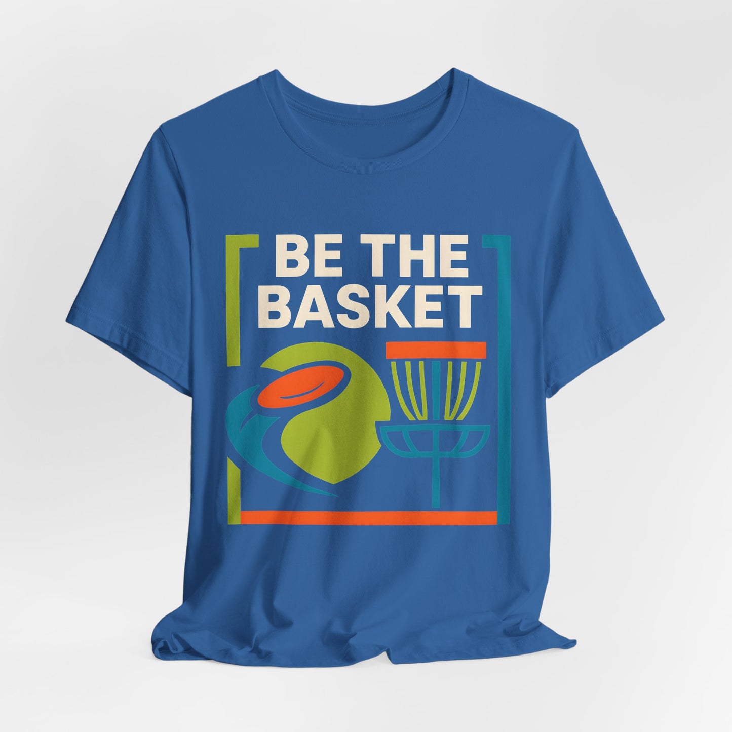 BE THE BASKET Disc Golf Basket Abstract 8, Unisex T-Shirt