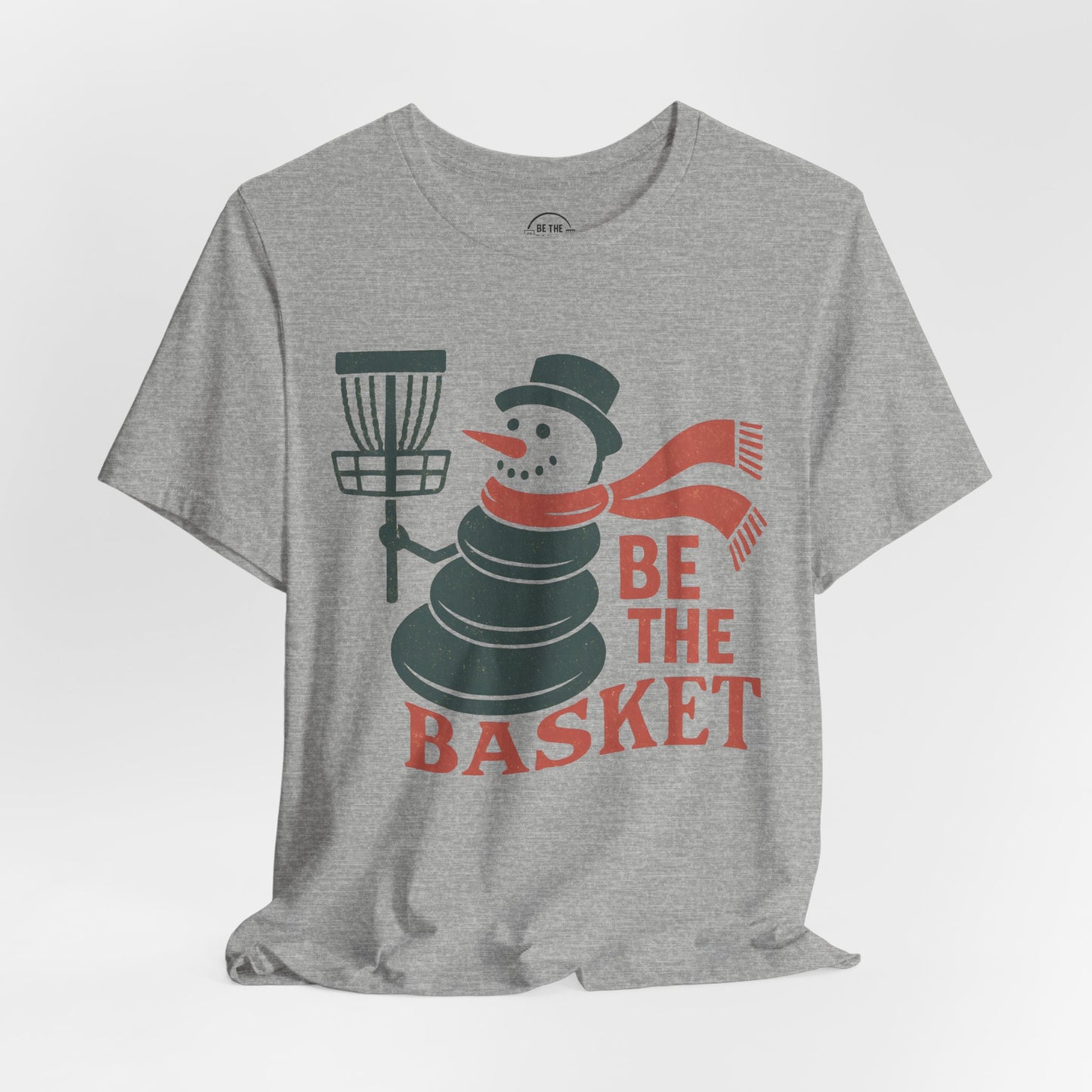 BE THE BASKET Disc Golf Christmas 4 - Disc Golf T-Shirt
