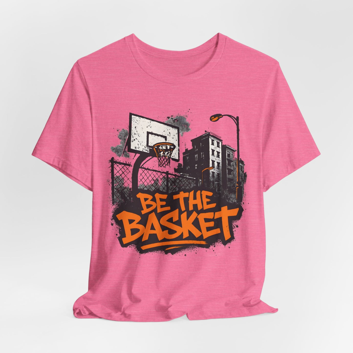 BE THE BASKET Basketball City Graffiti 3, Unisex T-Shirt, Disc Golf Shirt