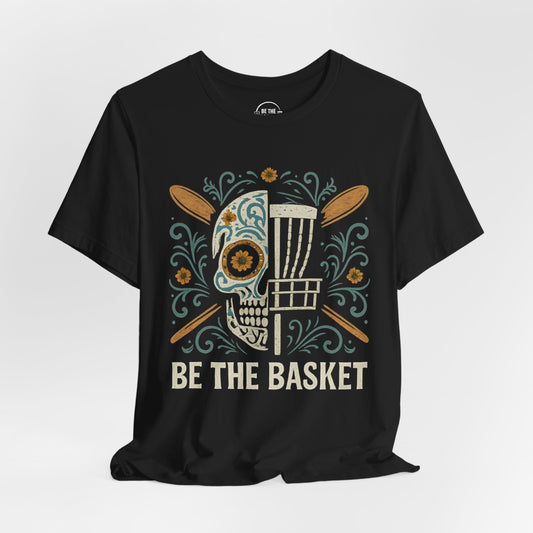 BE THE BASKET Disc Golf Halloween Design 28, Disc Golf Unisex T-Shirt