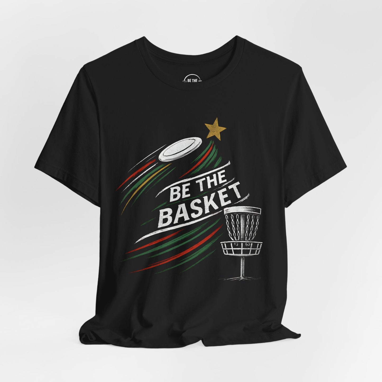 BE THE BASKET Disc Golf Christmas 7 - Disc Golf T-Shirt
