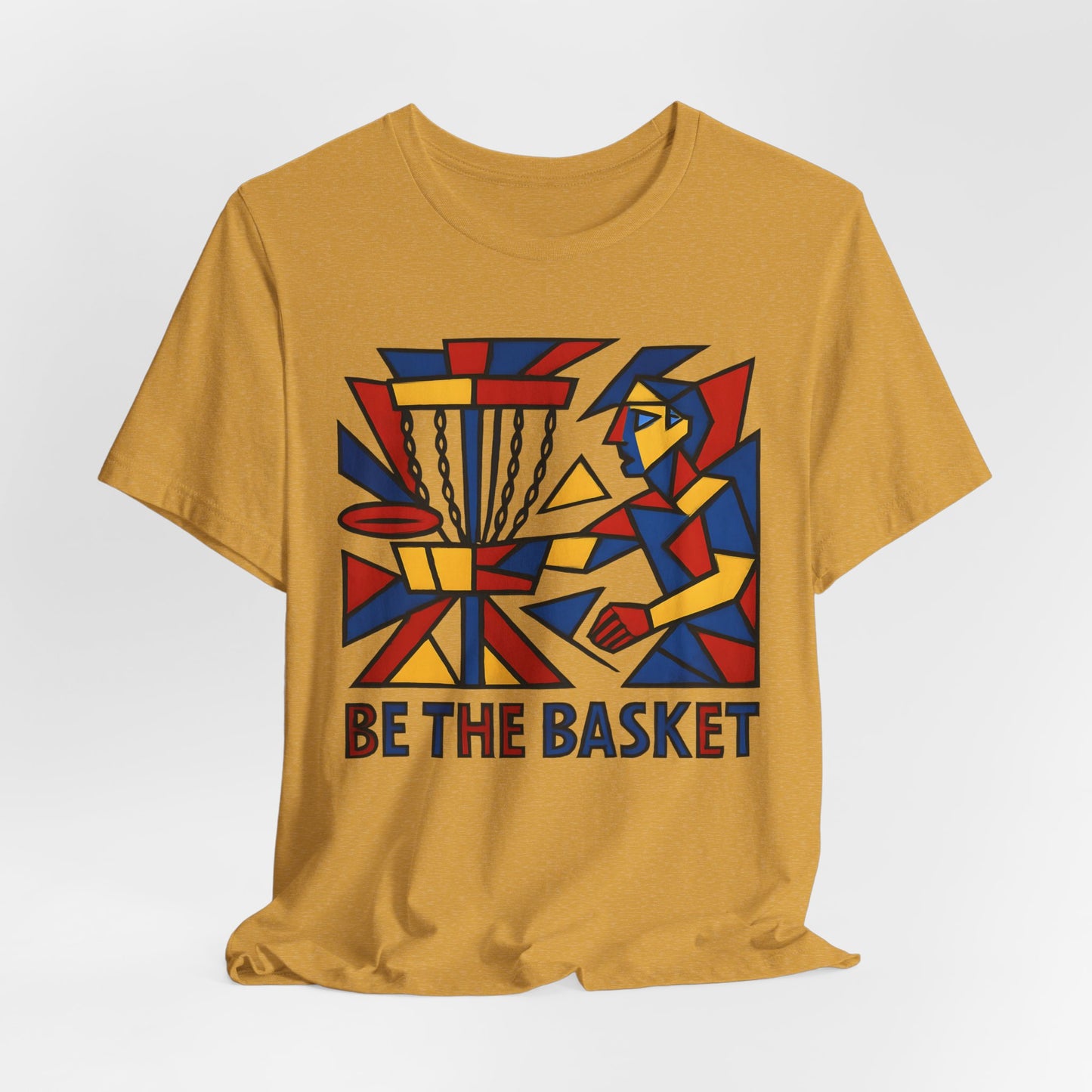 BE THE BASKET Disc Golf Picasso 4, Unisex T-Shirt, Disc Golf Shirt