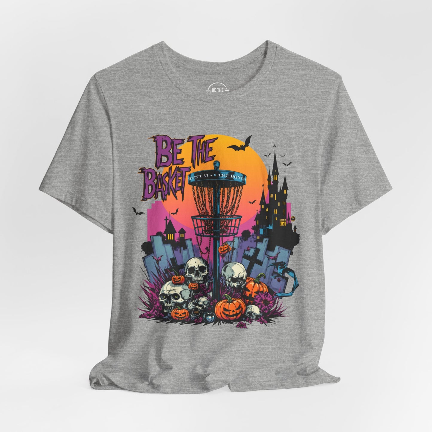 BE THE BASKET Disc Golf Halloween Design 15, Disc Golf Unisex T-Shirt