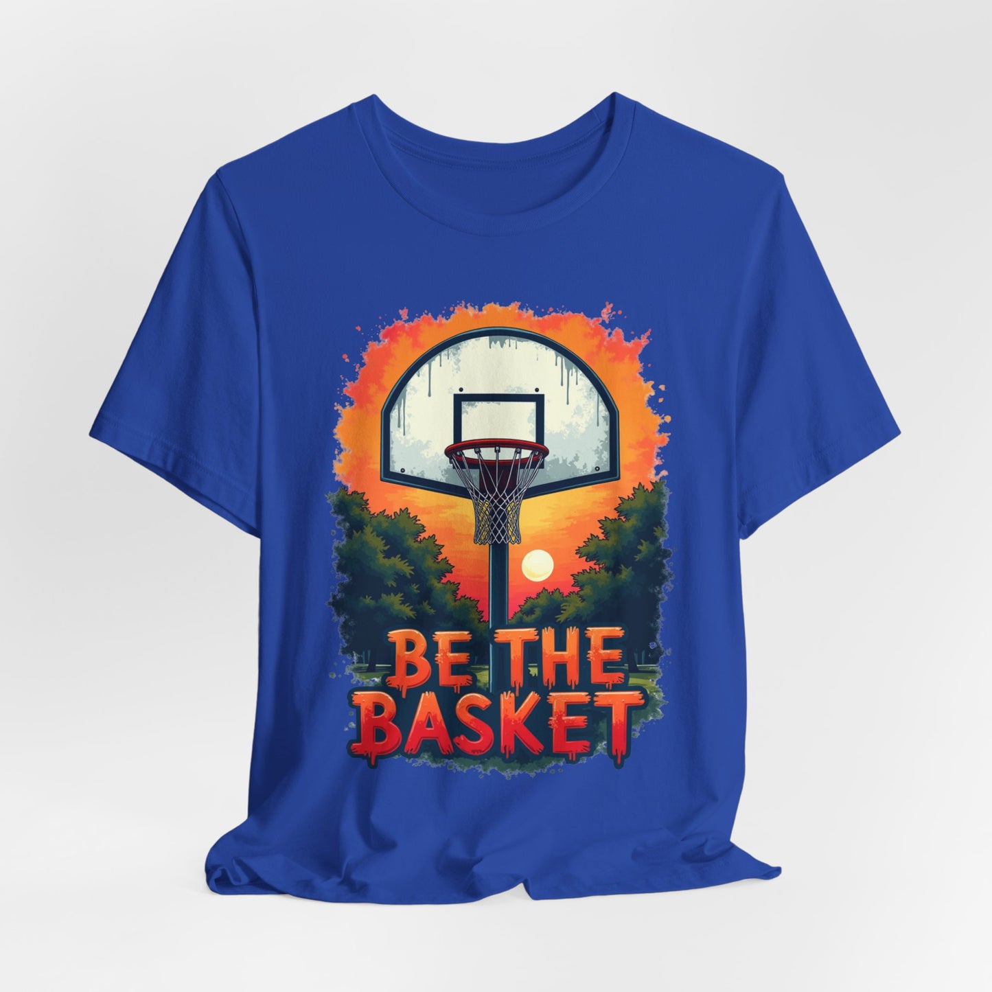 BE THE BASKET Basketball Outdoor 3 Orange Unisex T-Shirt
