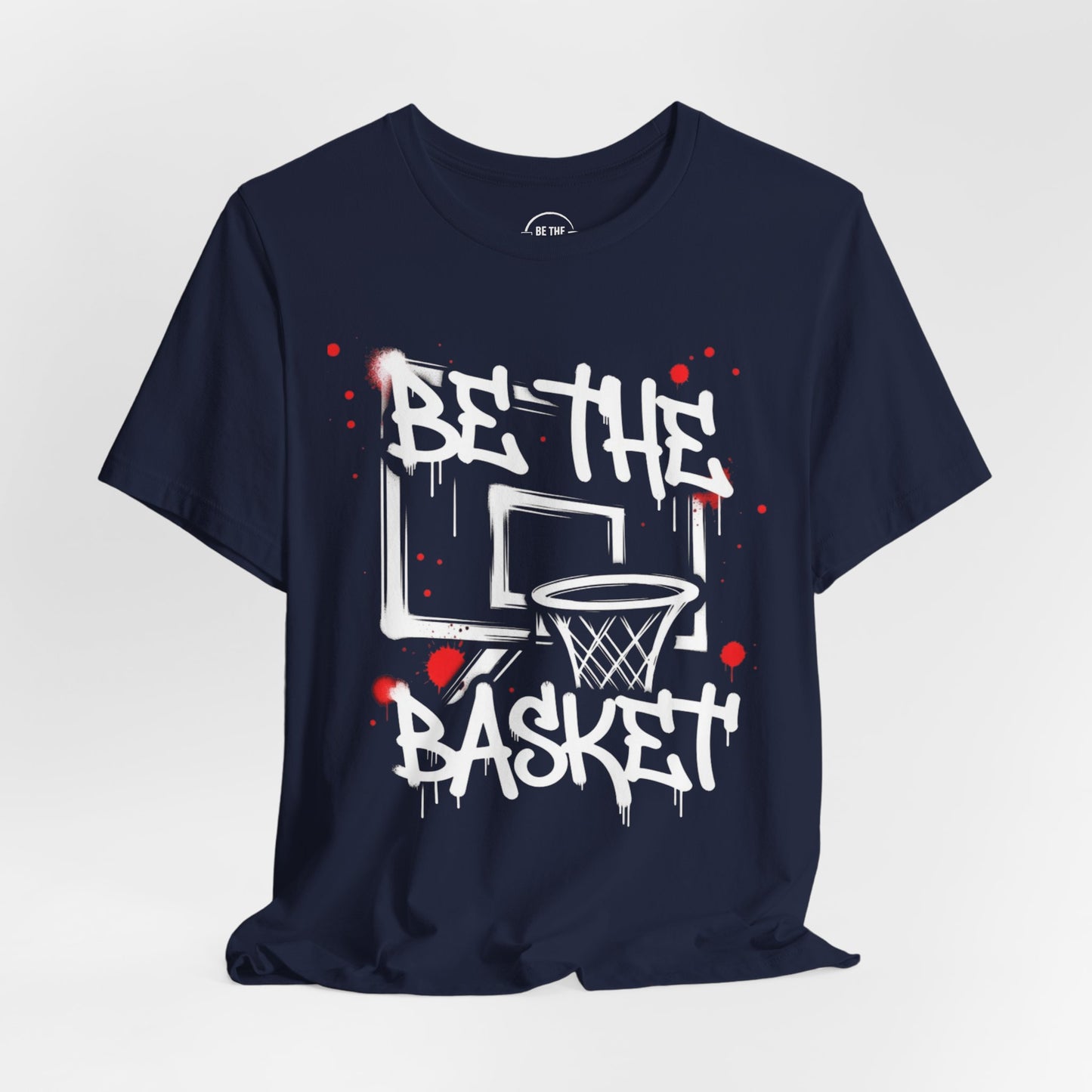 BE THE BASKET Basketball Graffiti Design 1 , Unisex Disc Golf T-Shirt