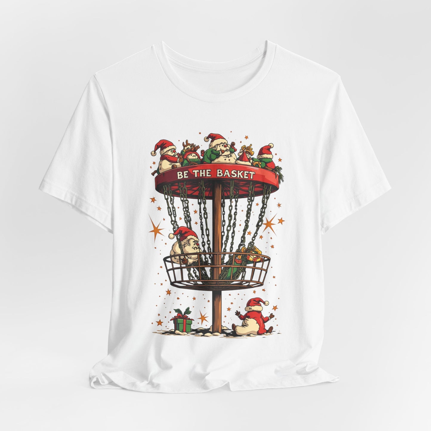 BE THE BASKET Disc Golf Christmas 12 - Disc Golf Unisex T-Shirt