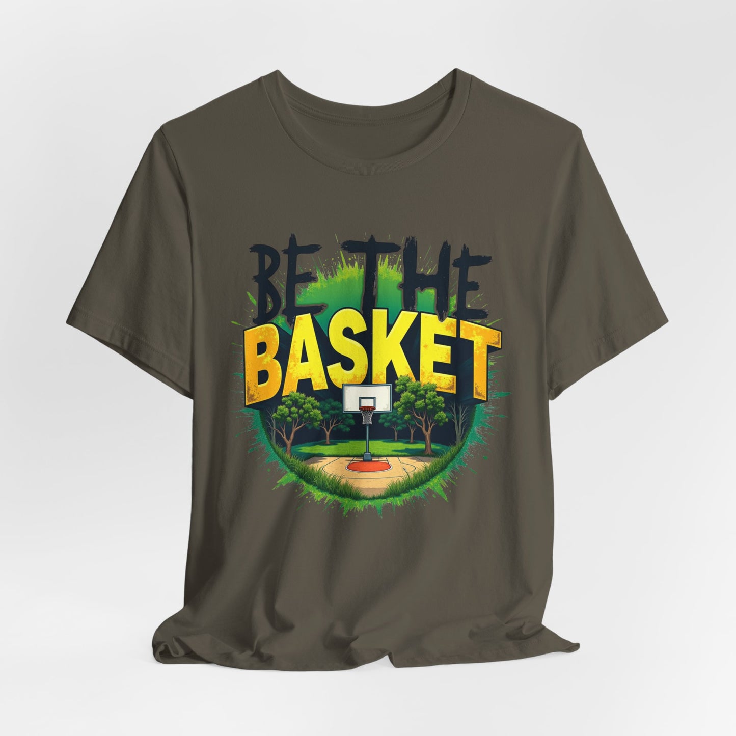 BE THE BASKET Basketball Outdoor Court 2 Unisex T-Shirt, Basketball Shirt