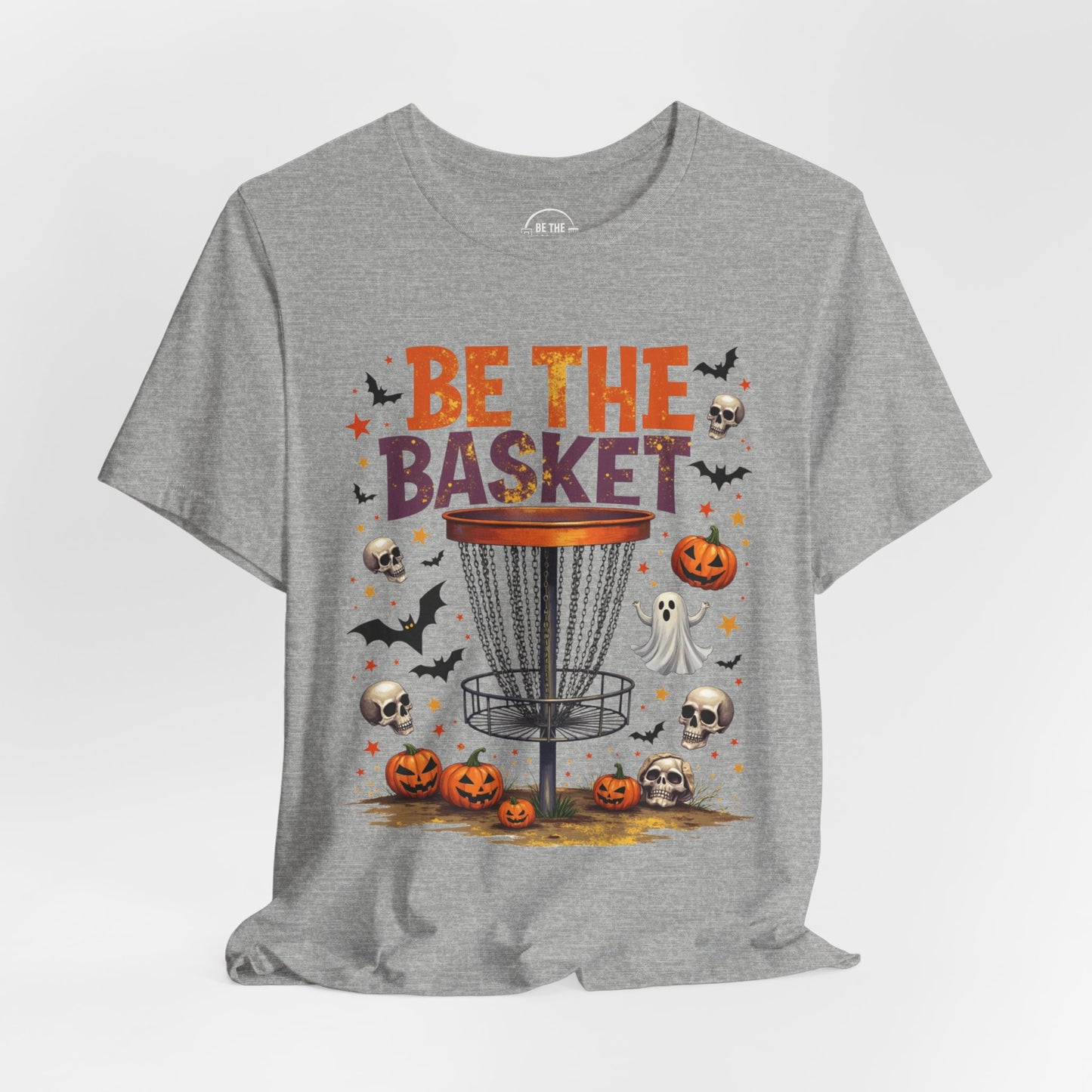 BE THE BASKET Disc Golf Halloween Design 13, Disc Golf Unisex T-Shirt