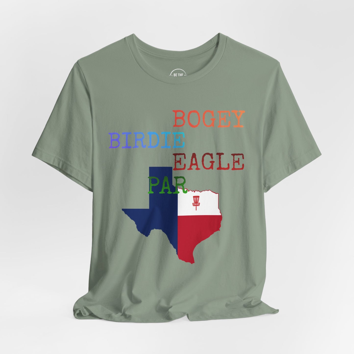 Bogey Birdie Eagle Par Disc Golf T-Shirt, Unisex Disc Golf Shirt