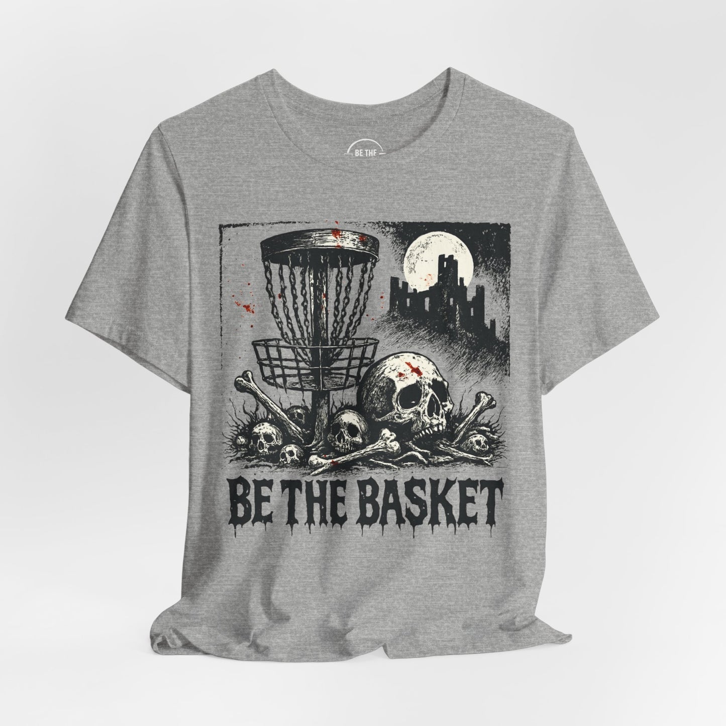 BE THE BASKET Disc Golf Halloween Design 6, Disc Golf Unisex T-Shirt
