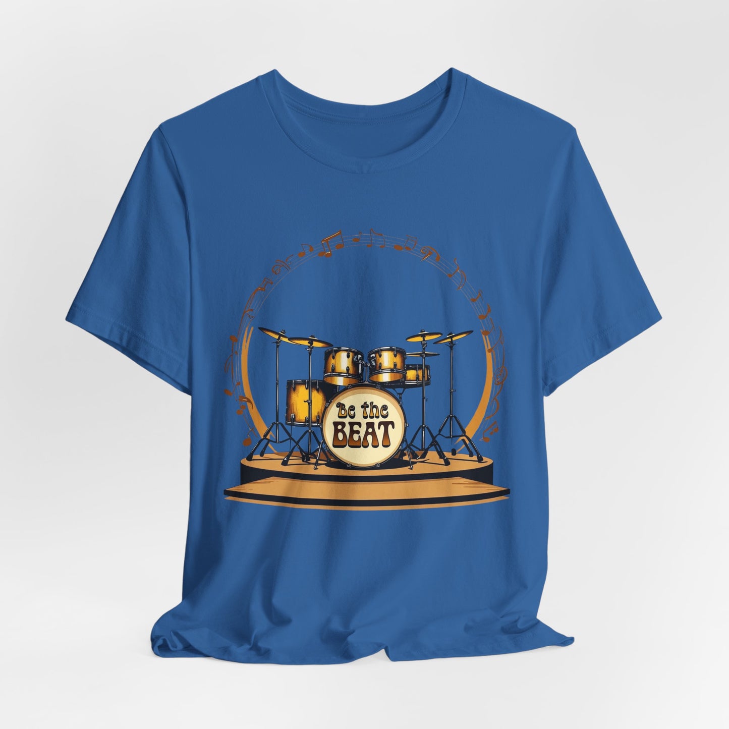 BE THE BEAT Drums 70s Design - Drummer Unisex T-Shirt