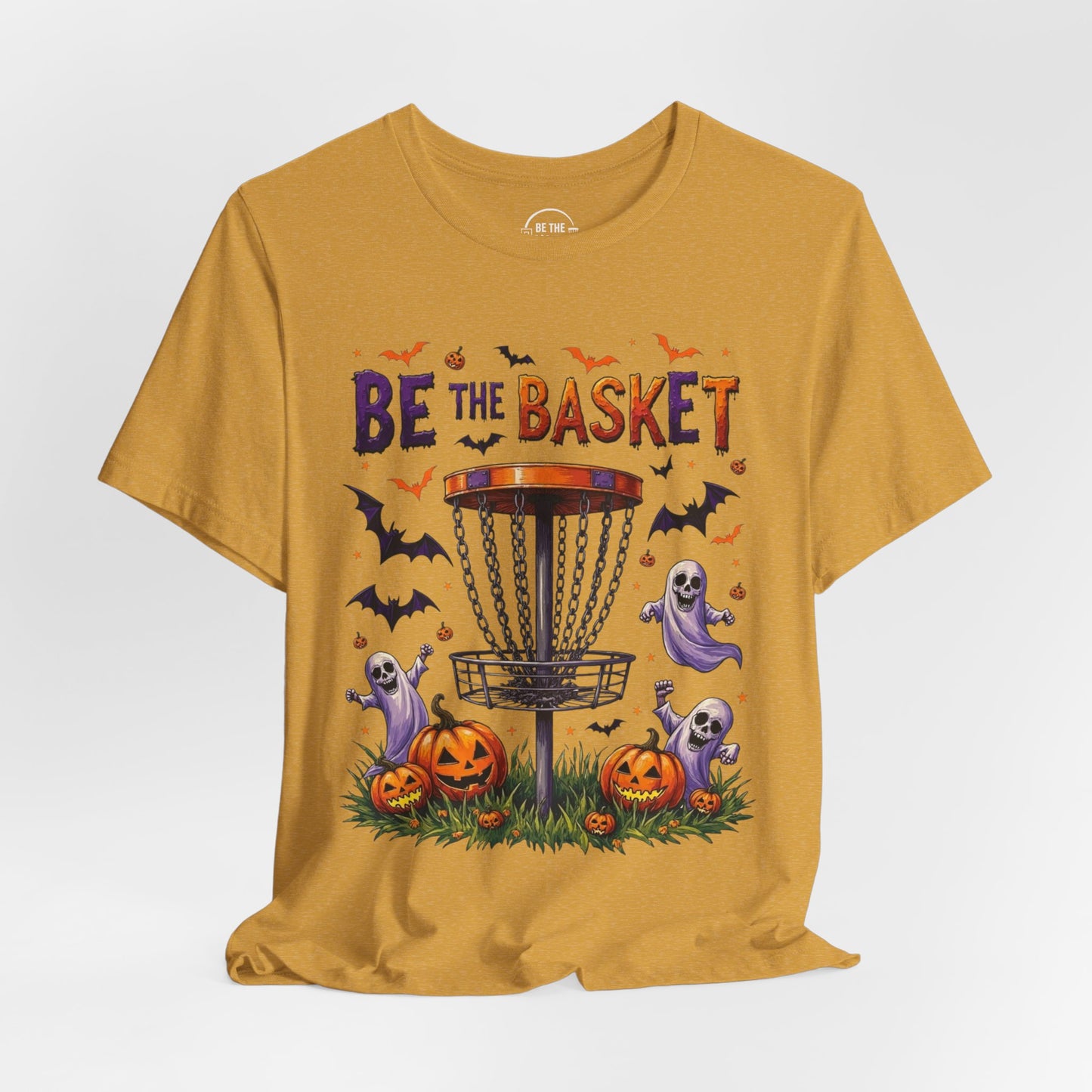 BE THE BASKET Disc Golf Halloween Design 14, Disc Golf Unisex T-Shirt