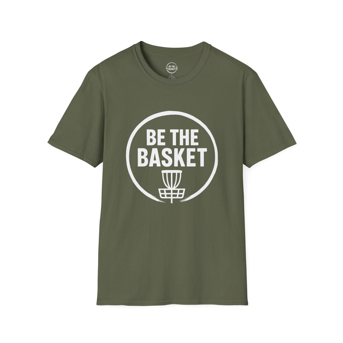 BE THE BASKET - Disc Golf Logo  - Gildan Unisex T-shirt