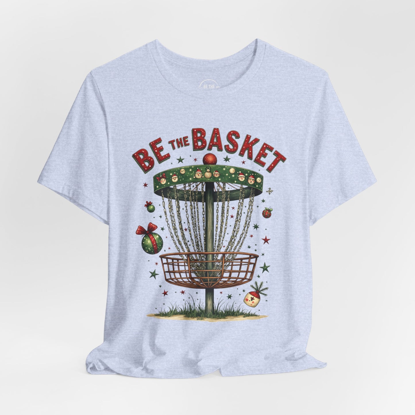 BE THE BASKET Disc Golf Christmas 8 - Disc Golf Unisex T-Shirt