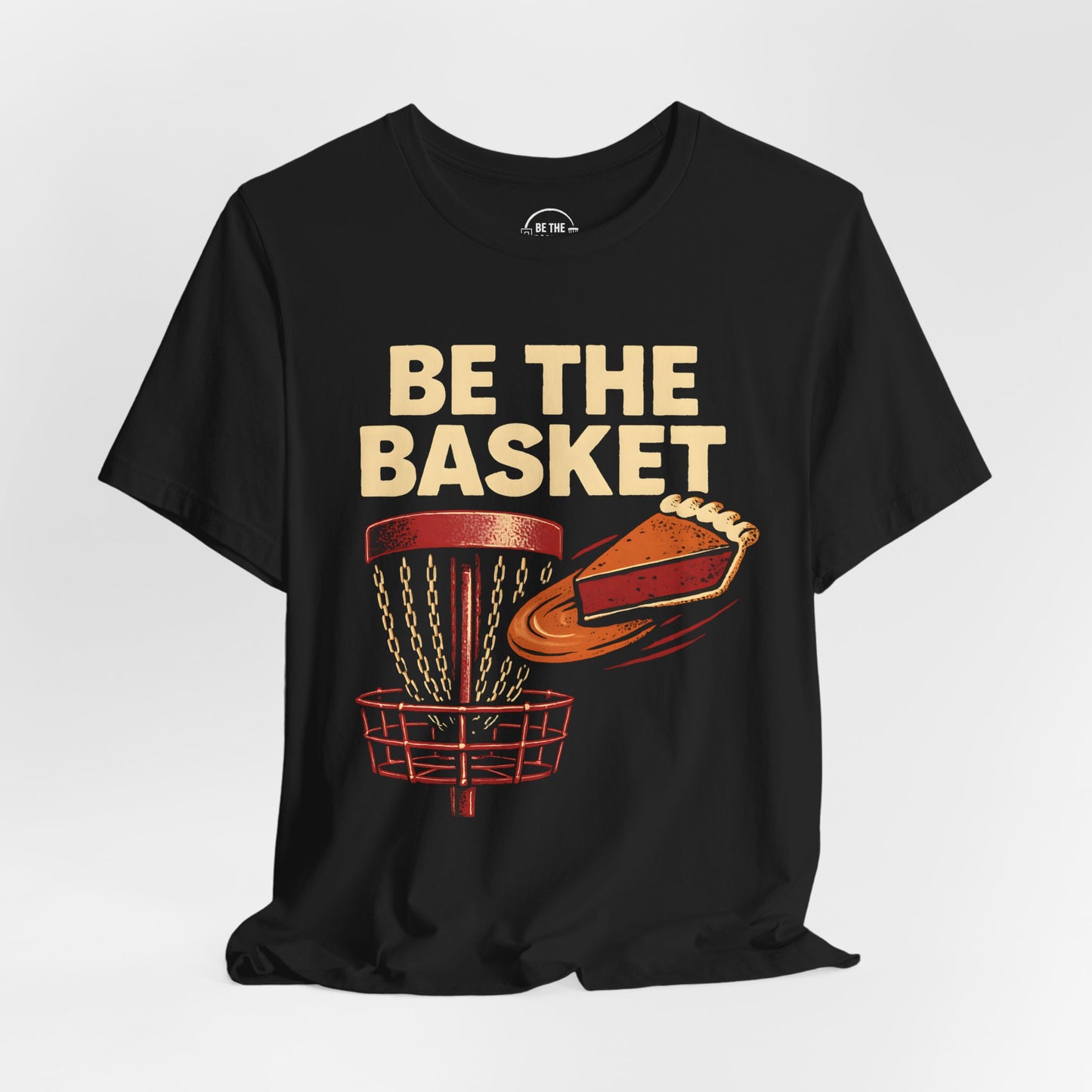 BE THE BASKET Disc Golf RL Pumpkin Pie, Disc Golf Unisex T-Shirt