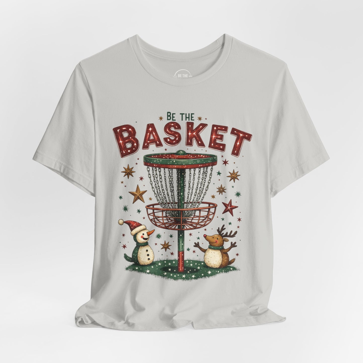 BE THE BASKET Disc Golf Christmas 9 - Disc Golf Unisex T-Shirt