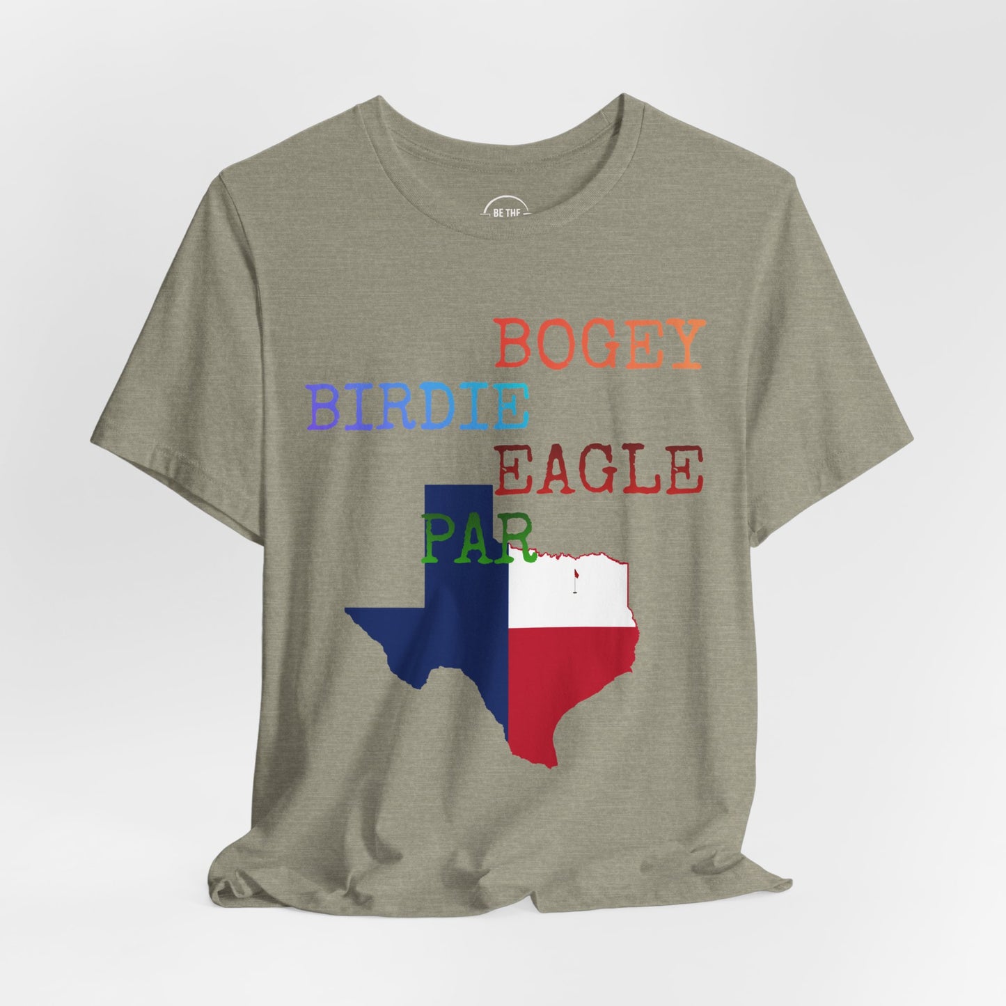 Bogey Birdie Eagle Par Ball Golf T-Shirt, Unisex Ball Golf Shirt